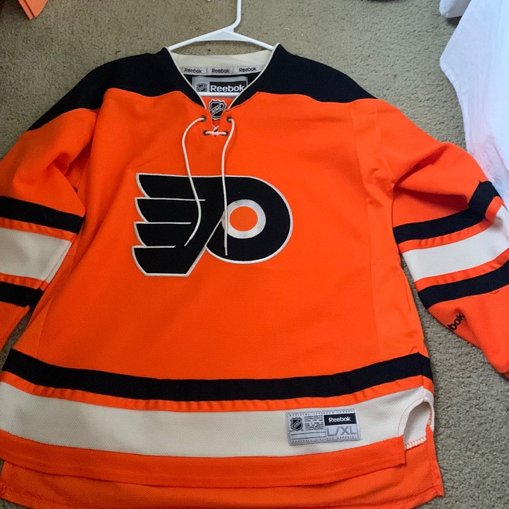 Kids hockey flyers jersey
